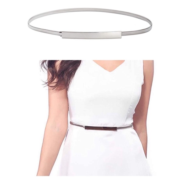 Accessories - Skinny metal dress belt